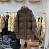 New Women's Clothing Long Down Jacket Autumn and Winter Fashion Stand-up Collar Thickened White Duck Down Warm Jacket