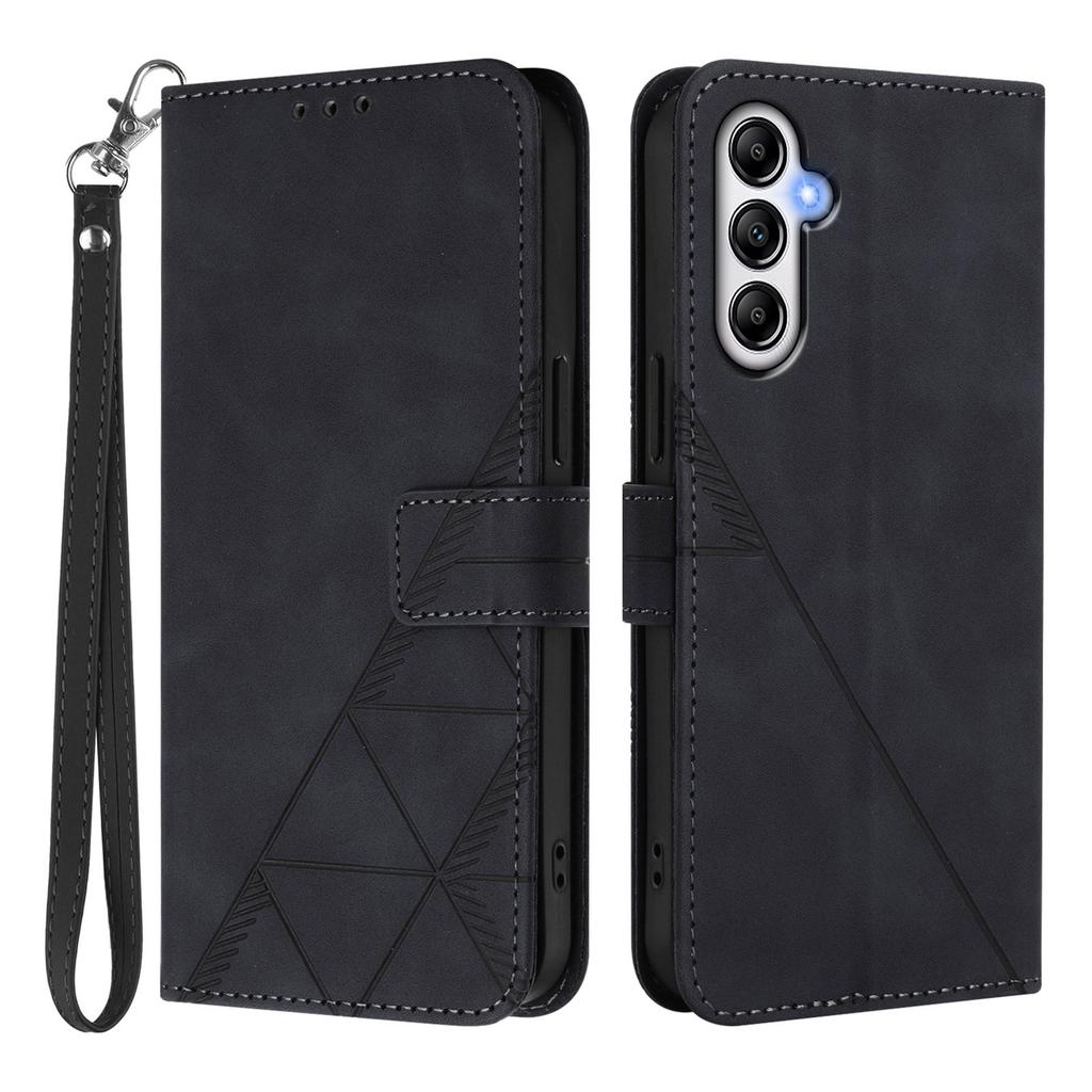 For Samsung Galaxy A35 5G Leather Case with Hand Strap Wallet Stand Phone Cover