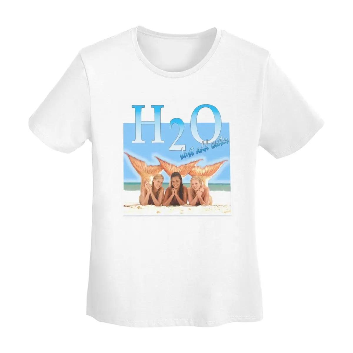 

H20 Just Add Water Movie TShirt Women Short Sleeve T Shirts Crew Neck Clothing Cotton Summer Tees Streetwear S
