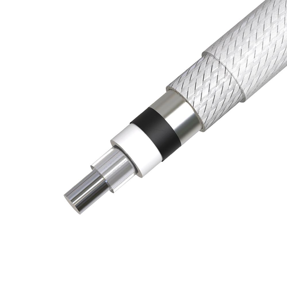 

Preffair 99.998% Pure Silver 75 Ohm Coaxial Audio Cable - High-Grade Speaker Signal Wire 1 Meter