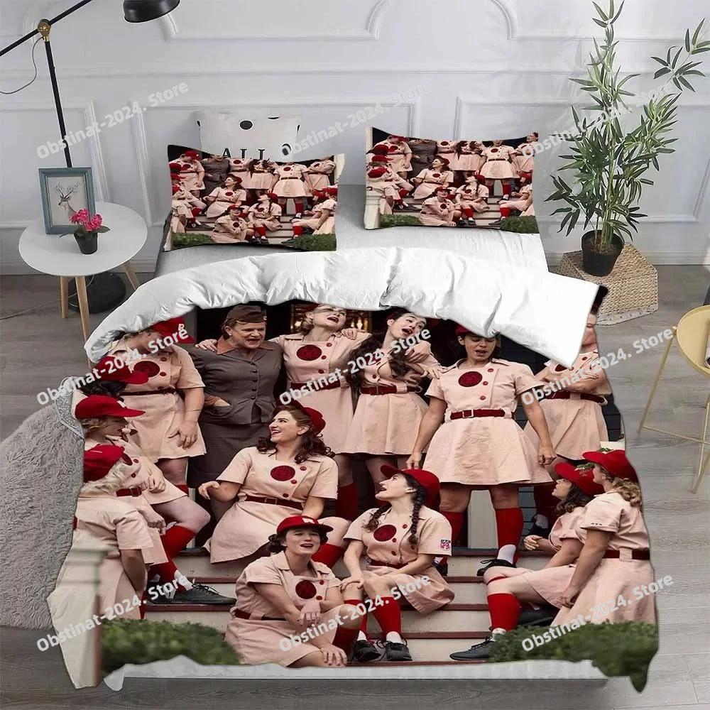 A League of Their Own Bedding Sets Comforter Quilt Bed Cover EU Singel Duvet Cover Pillow Case 3 Pieces Sets Kids Adult Size
