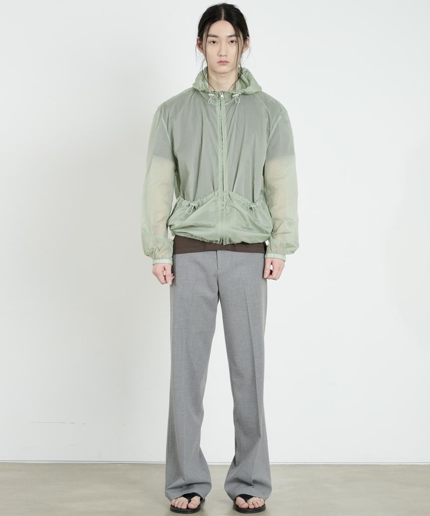 DUSTYWHITE Gray Semi-Bootcut Pants