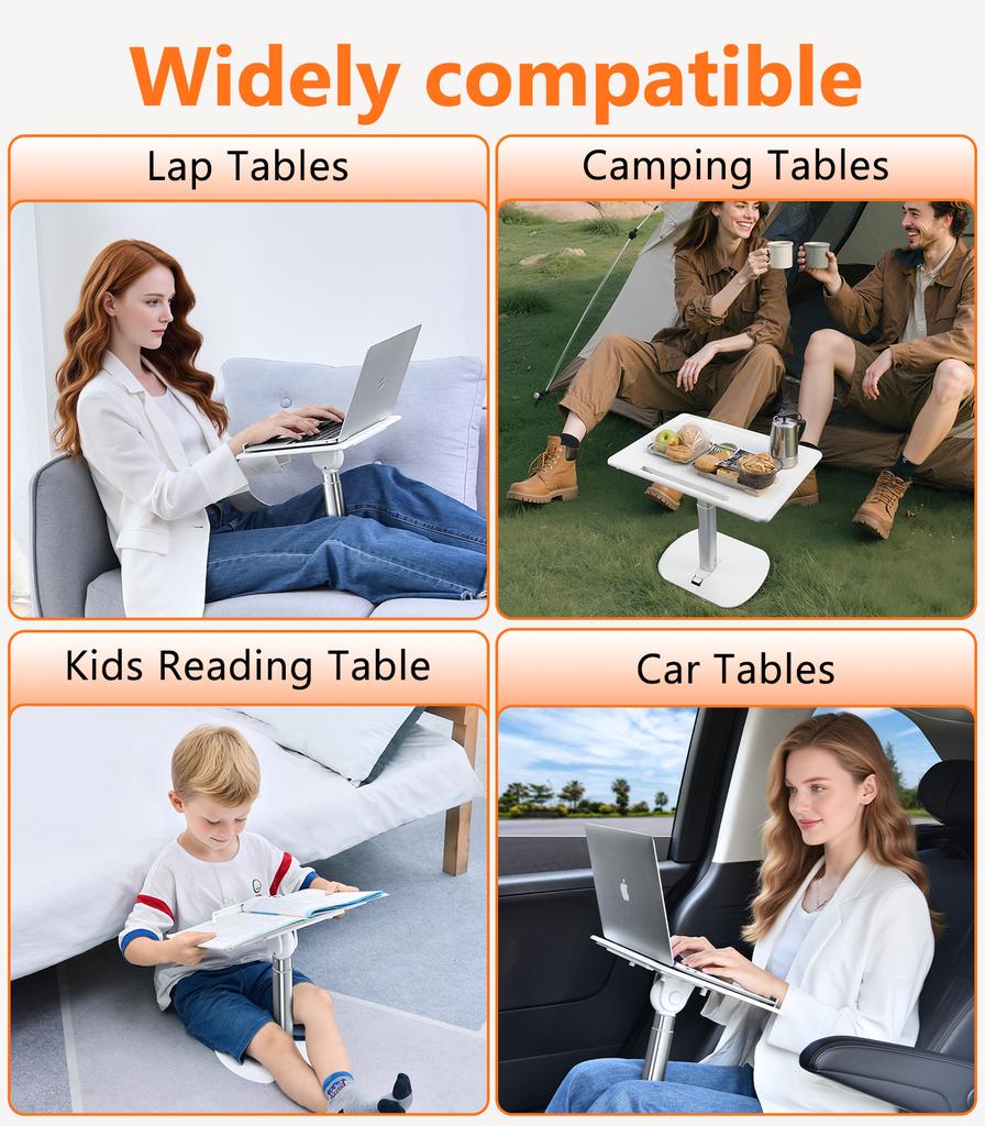 Eary Car Back Seat Laptop Desk Table Tray Writing Car Organizer Kid Travel Work for iPad Stand Foldable Food Storage Accessories
