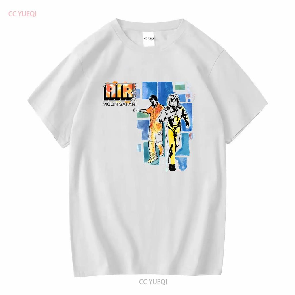 AIR BAND Moon Safari T Shirt Full Size S 5XL SN204 Long or Short Sleeves Vintage Washed Graphic Comfortable Stylish Versatile