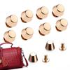 10set/bag 10/12mm Punk Clothes/Bag/Shoes Metal Nail Leather Craft Round Head Screws Bucket Dome Solid Nail Bolt Strap Rivets