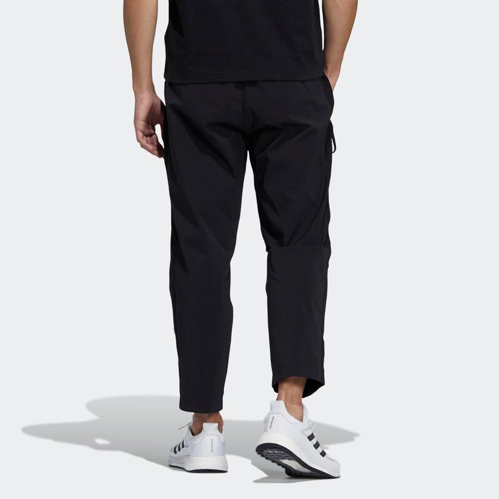 adidas Wj Pnt Wv Lt Series Woven Solid Color Casual Sports Pants Black Men's GP0871