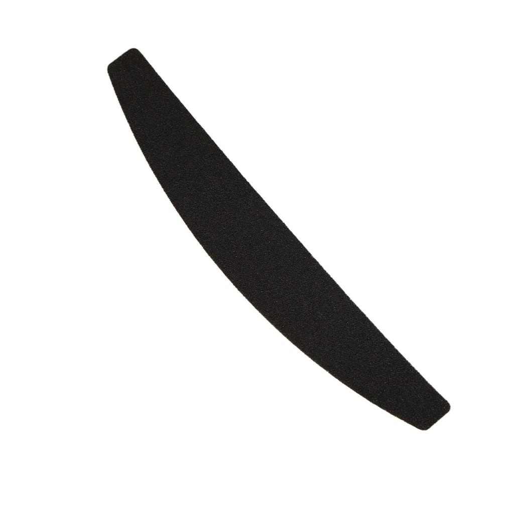 100pcs Replaceable Nail File Set Half Moon Nail Files Reusable Stainless Steel Baseboard