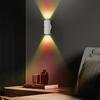 Smart Motion Sensor Night Light Magnetic Changing Color Changing Bedside Lamp Adjustable LED Light for Bedroom Living Room