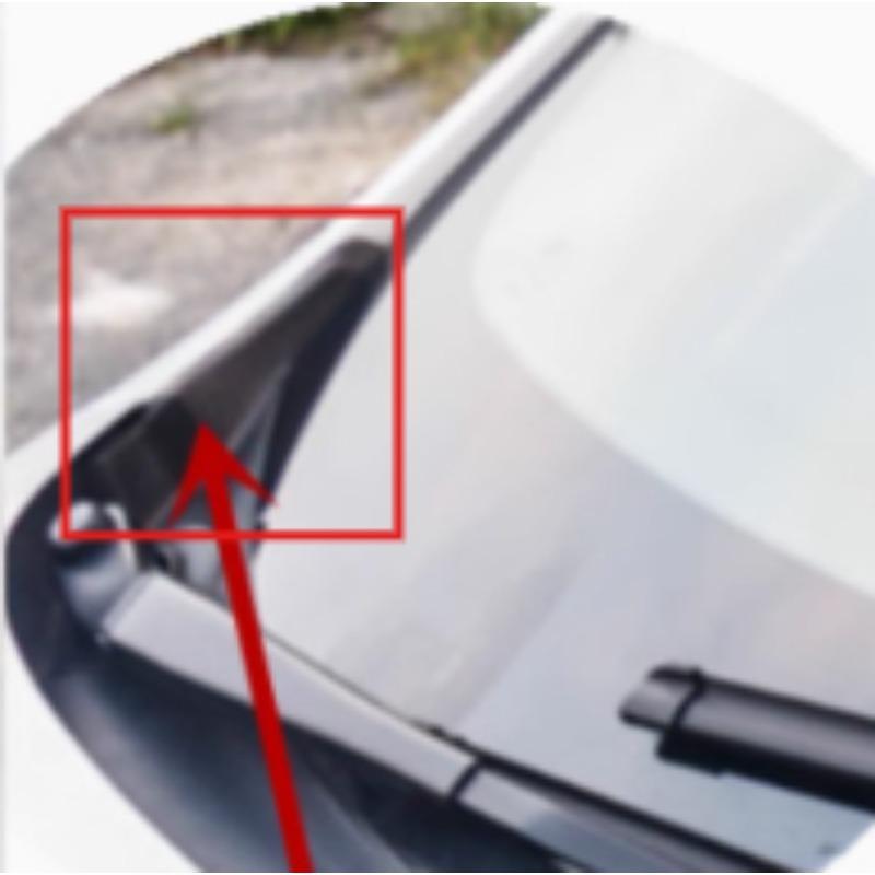 90805135 90805136 Left Right  Wiper Guide Plate Side Rubber Strips Front Windshield Glass Sealing Strip for Buick Verano