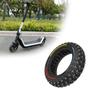 Nonslip Studded Offs Road Solid Tire Thicken Rubber Tubeless Tire with Antislip Screws, 10Inches Electric Scooter Tire