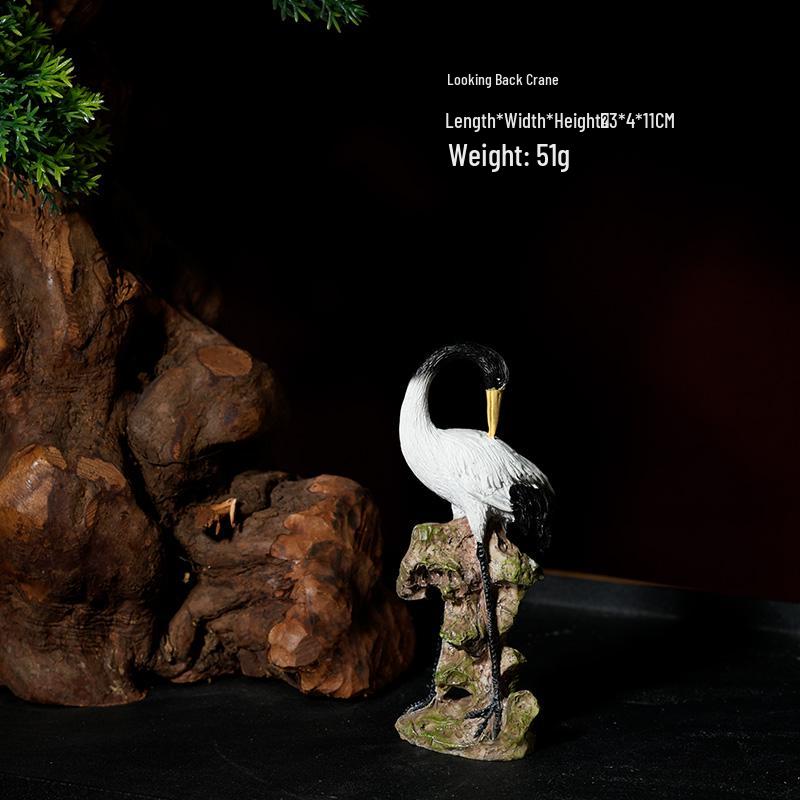 Pebble Bridge Small Boat Ornament: Miniature Water Bonsai Rockery Decoration for Floral Landscapes.