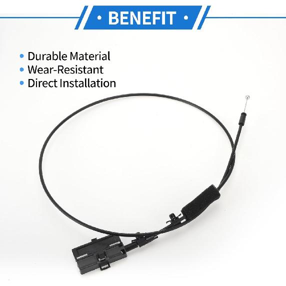 Hood Release Cable No.74131TETH01 Hood Latch Cable for Honda Civic 2016-2021 1 Pcs