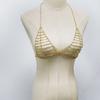 European And American Jewelry, Sexy Chain Rhinestone Breast Chain, Beach Music Party Wear Chest Jewelry