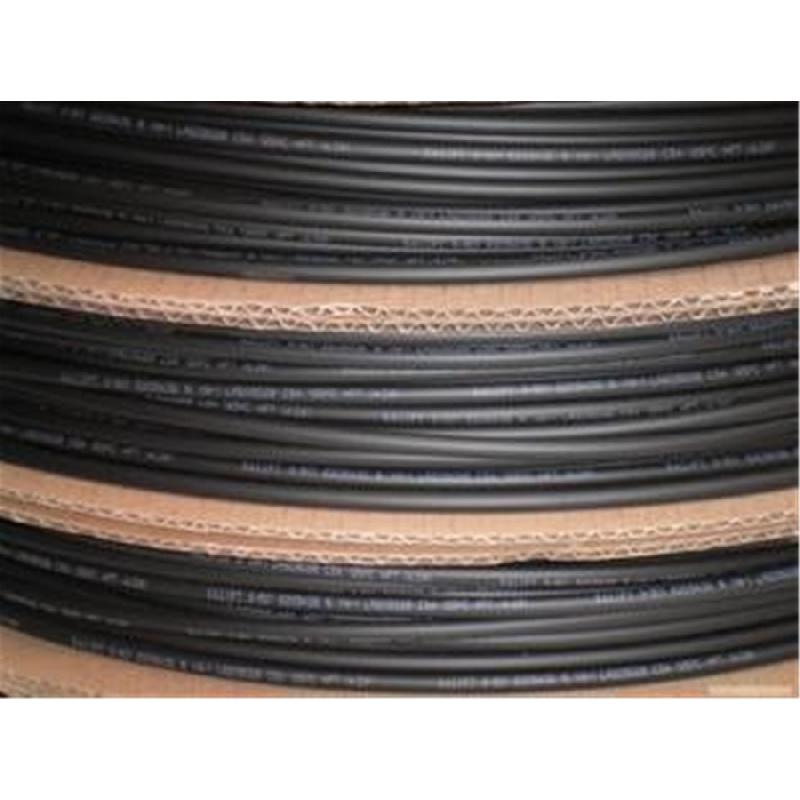 1/8" 3Mm Id Black Solid Polyolefin Thin Wall Cross-Linked Heat Shrink Tubing