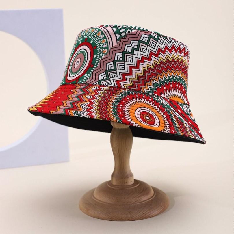 Sun Hat Women'S Spring And Summer Tie-Dye Color Matching Basin Hat Simple Love Bucket Hat Sun Hat Women'S Summer