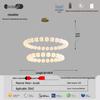 Italian Cream Minimalist LED Pendant Lamp for Living Room and Stairwell