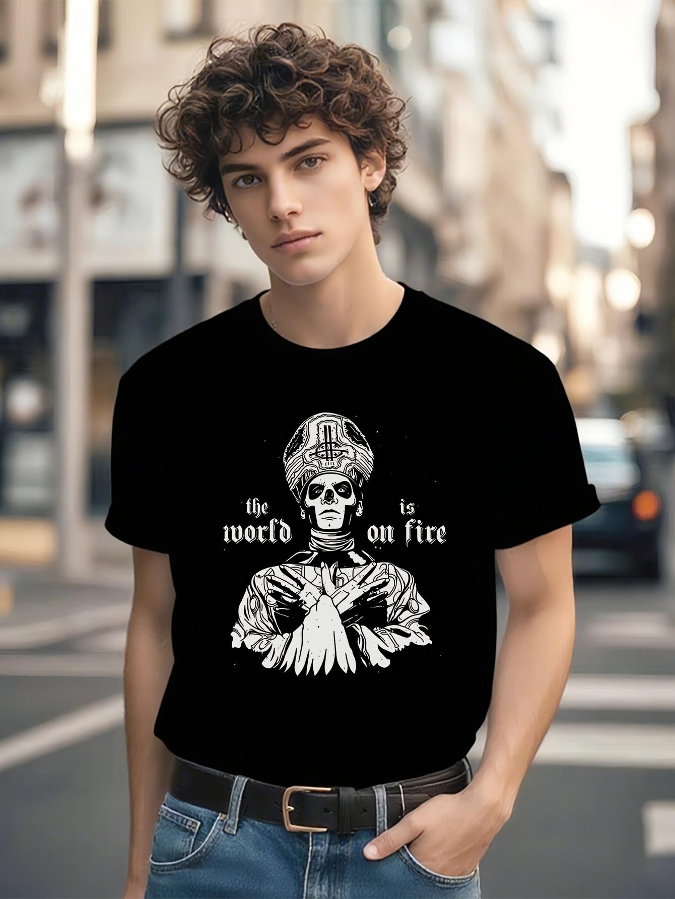 Gothic Rock Graphic Tshirt Graphic Tshirt - Black Heavy M... S