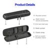 Black Eva Hard Shel Pencil Case School Supplies Students Pens Pouch Storage Organizer Protective Carrying Box For Pen Pencil
