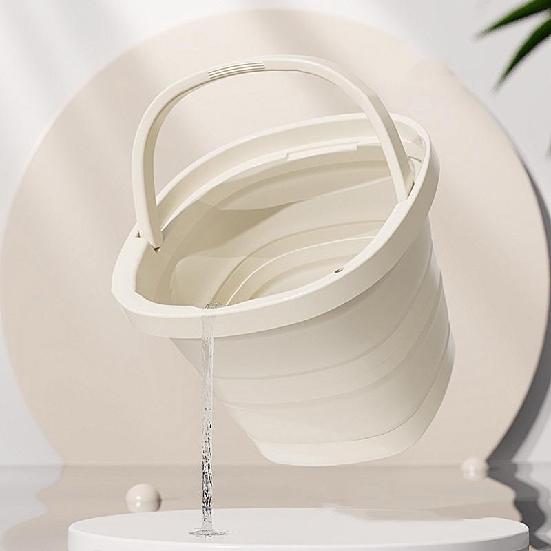 Vikbar hink Vikbar vattenhink Plast Resehink med handtag Utomhuscamping Hushållsartiklar