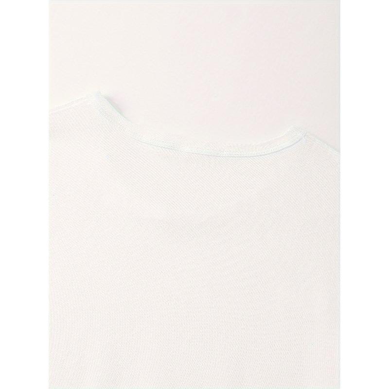 European sizes Cute Chicken Print Short Sleeve T-shirts, Crew Neck Casual Top For Summer & Spring, Women's Clothing