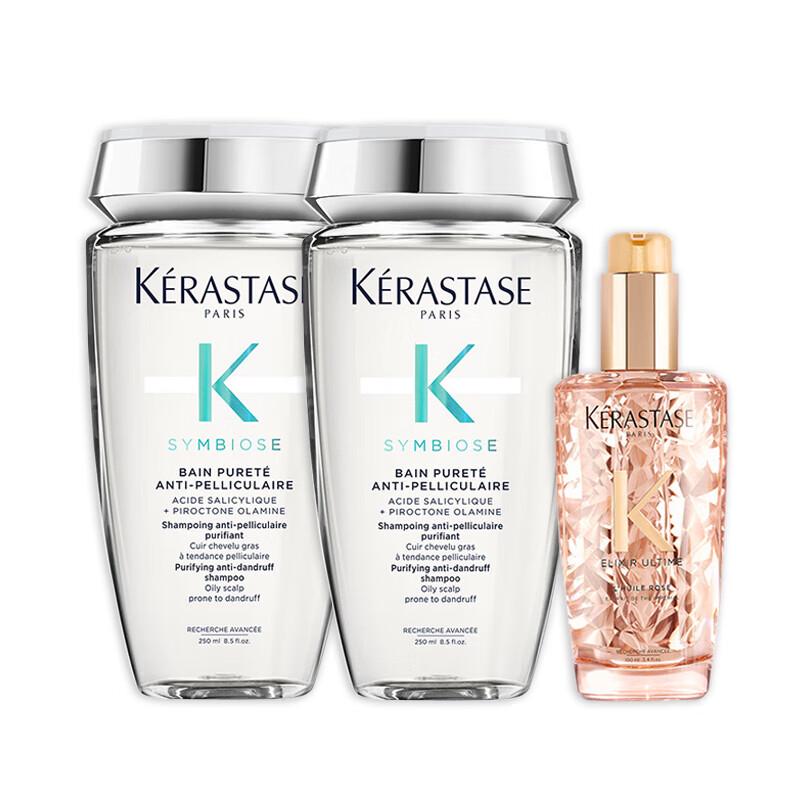 

Kérastase Genesis Anti-Dandruff Shampoo Twin Pack & Elixir Ultime Hair Oil Set