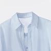 Women's Faux Two-Piece Spliced Lapel Short-Sleeve Shirt