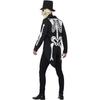 Smiffys Mens Seor Skeleton Day Of The Dead Costume