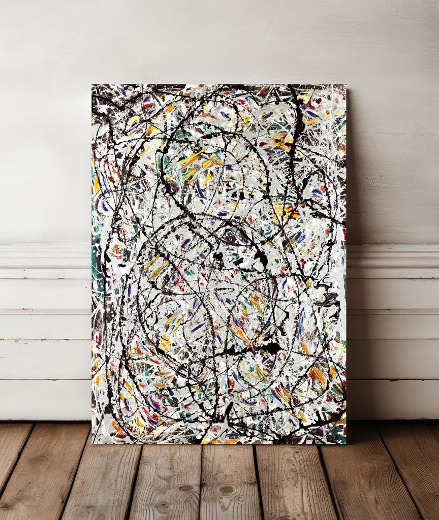 Canvas Painting Jackson Pollock Reproduction