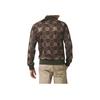 Adidas Originals Trefoil Logo Print Sports Zip-Up Long Sleeve Jacket Men Jackets Brown S18589