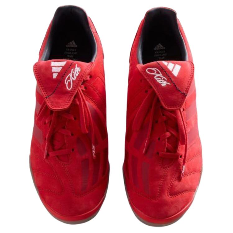 Kith x adidas Predator 2002 IC Rot Weiß Unisex Sneaker JQ1084