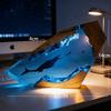 Creative Marine Micro-Scene Table Decorative Piece - Whale Resin Glowing Personalized Home Decoration Advanced Gift