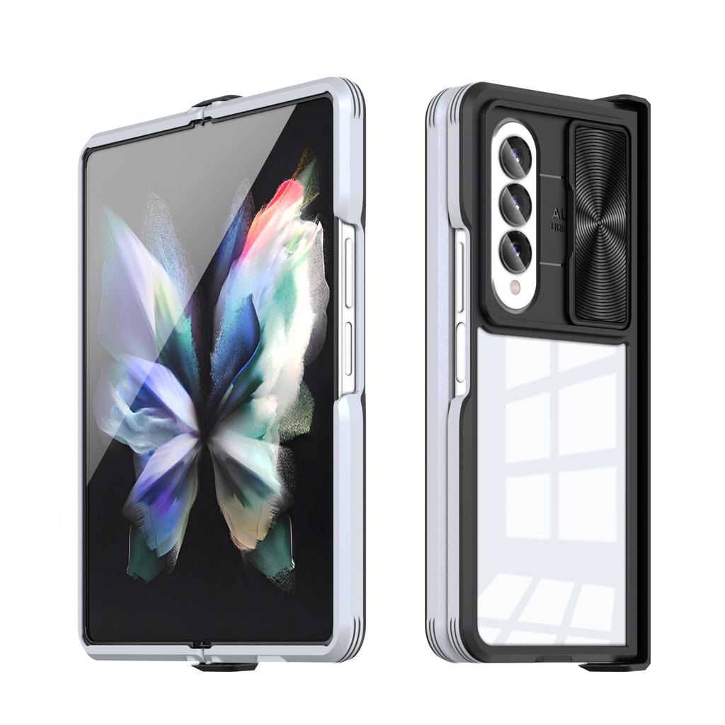 Husă Acrilică de Protecție Cameră pentru Telefon pentru Samsung Galaxy Z Fold 4 5g Fold4 Zfold4 Husă Transparentă Anti-Alunecare pentru Samsung Z Fold4