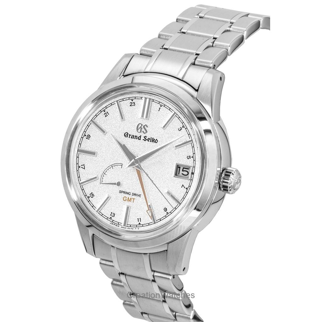 GRAND SEIKO Elegance GMT Stainless Steel Silver Dial Automatic SBGE269G 100M Men's Watch
