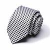 Tie Tie Polyester Silk Tie 8Cm Business Men'S Dress Wedding Studio Tie