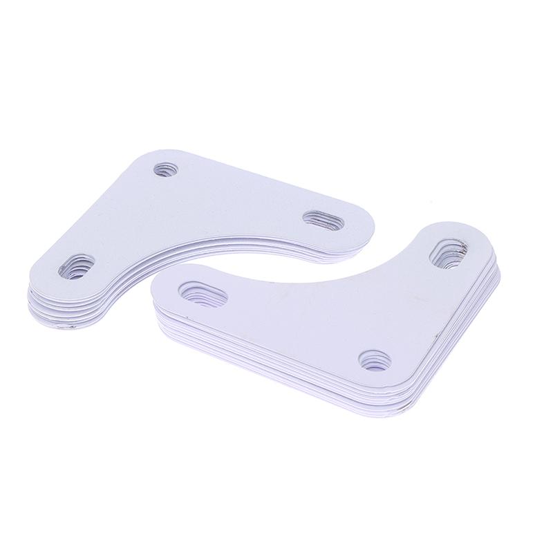 10Pcs Corner Plates For Slotted Angle Bar Triangular Piece Angle Steel Shelf Accessories