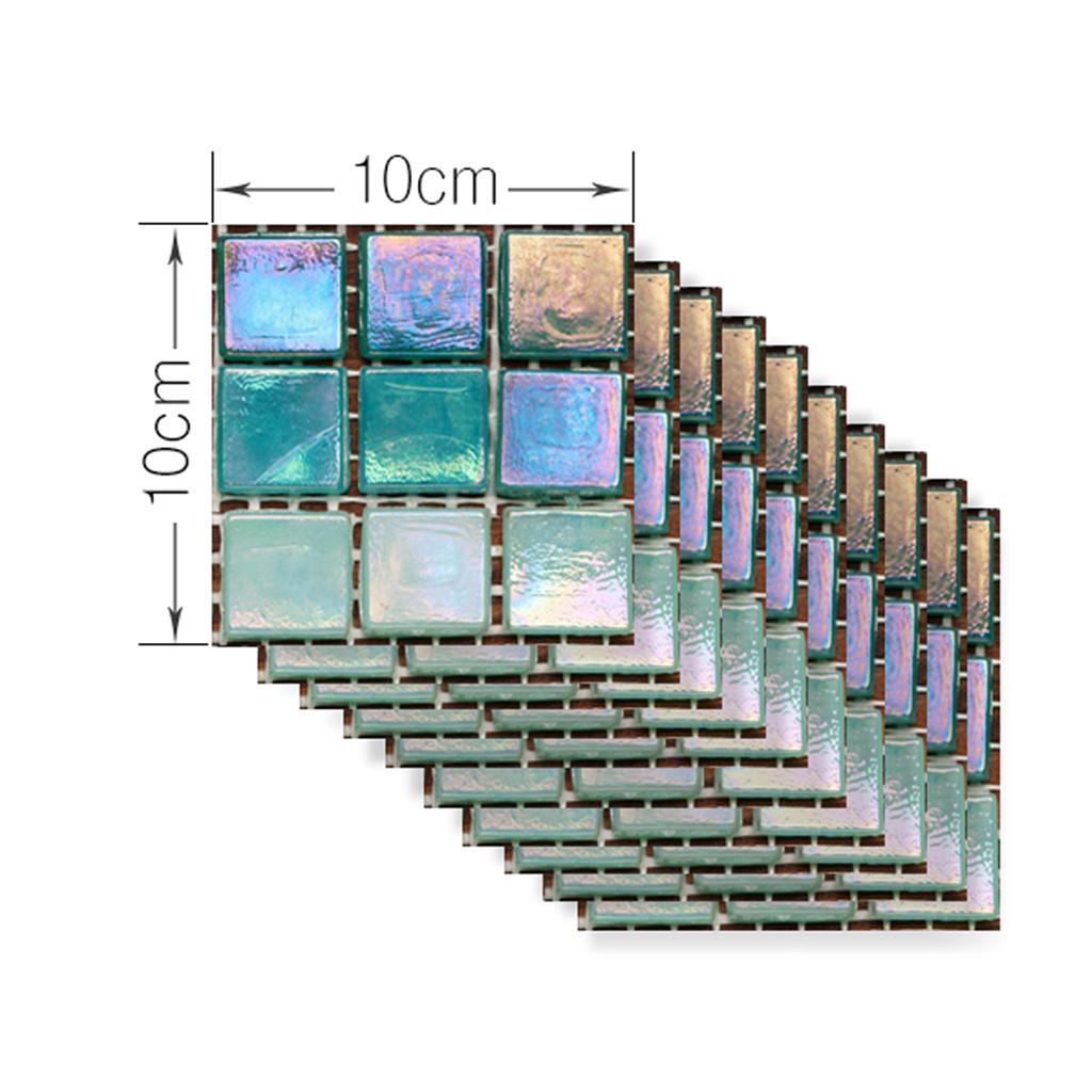 30PCS Self-adhesive Bathroom Kitchen Decor Home Wall 3D Tile Sticker