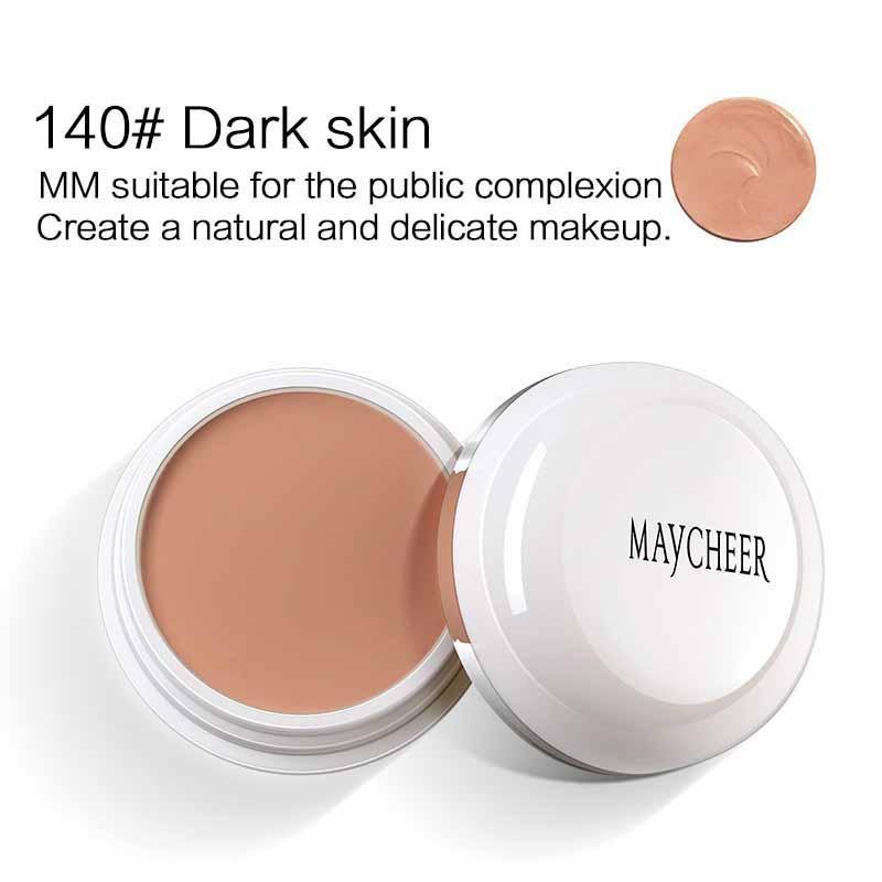 1Pc Multifunction Long Lasting Concealer Foundation Cream  Deep Complexion Dark Circles Acne Marks Cover Spots Moisturize Face Makeup