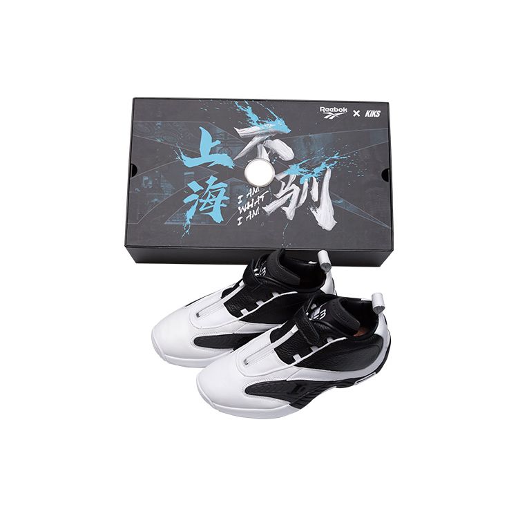 Reebok Answer Iverson 4 Unrestrained OG Men Basketball Shoes Black White K-FY9691