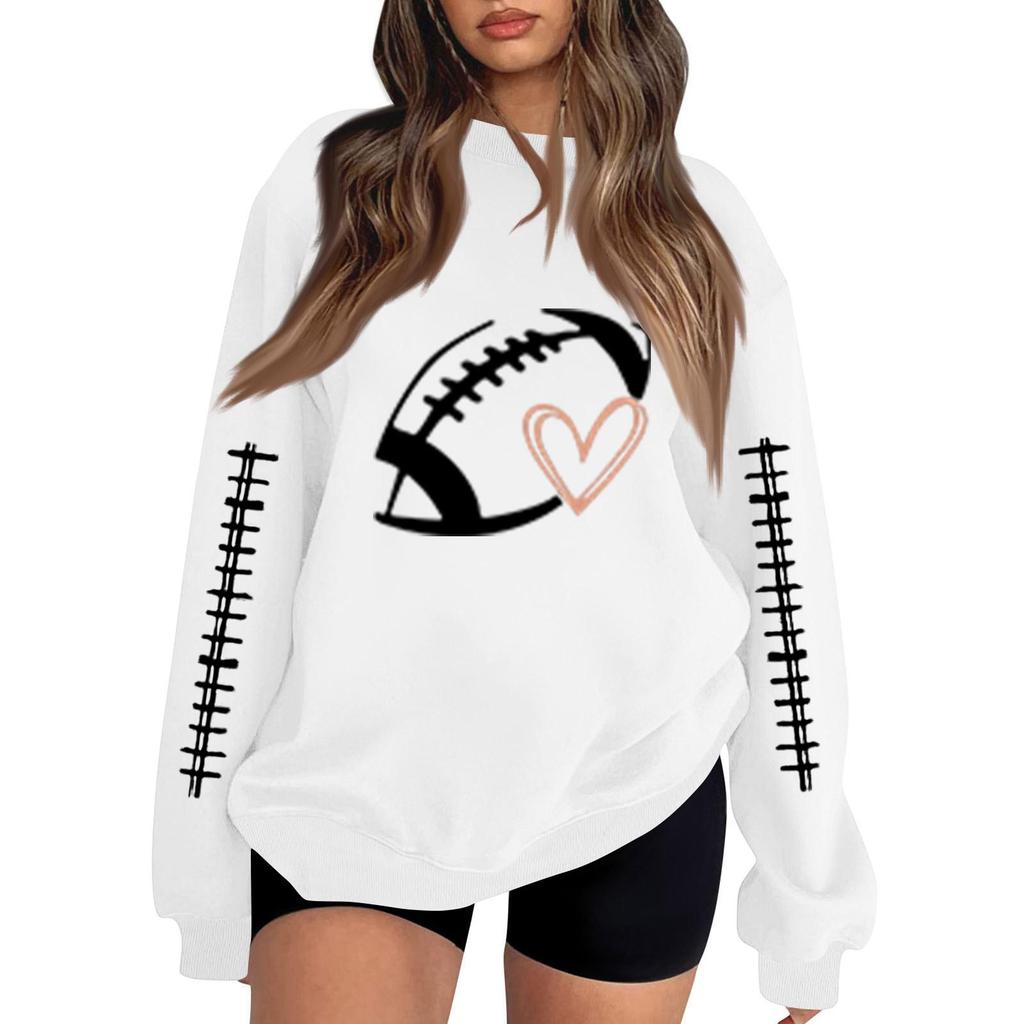 Unisex Lightweight Long Sleeve Neck Pullover Printed Sweatshirt