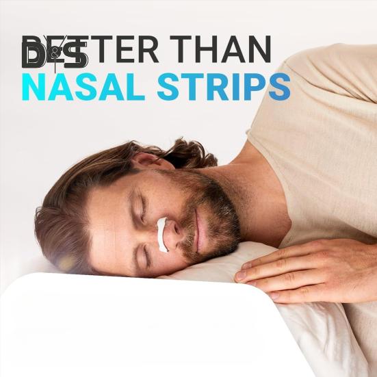 1 Set Intake Breathing Magnetic Nasal Strip Better Breathing Anti Snoring Nasal Magnet Men Women Sleeping Improvement Nasal Breathing Dilator Nose