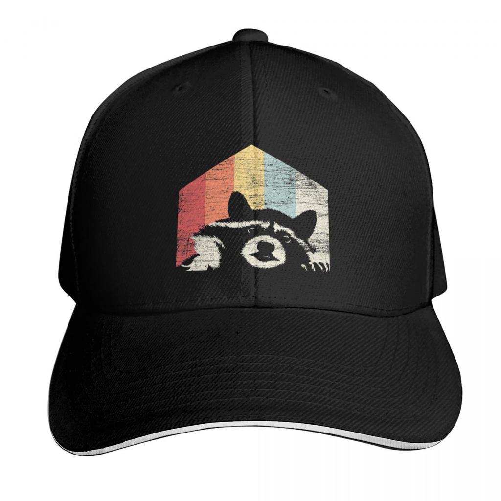 Racoon Baseball Cap Sunhat Custom Cap Derby Hat Bobble Hat For Unisex Womens