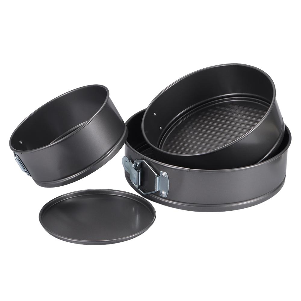 1Pcs Carbon Steel Cake Baking Pan Leakproof Cake Mould Durable Baking Mould for Home Kitchen Bakery