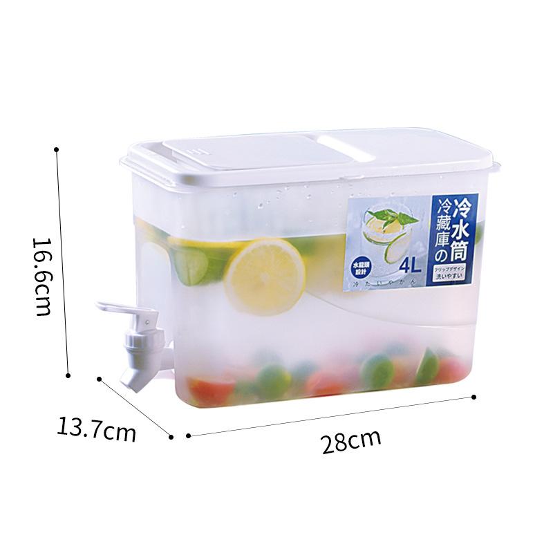Borraccia per acqua fredda con rubinetto 4L