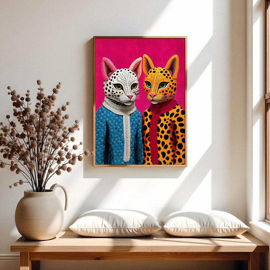 Poster Portrait Cats