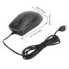 Black USB Wired Mouse Plug Play Optical Mouse Comfort Grip Ergonomic Mouse  Gaming