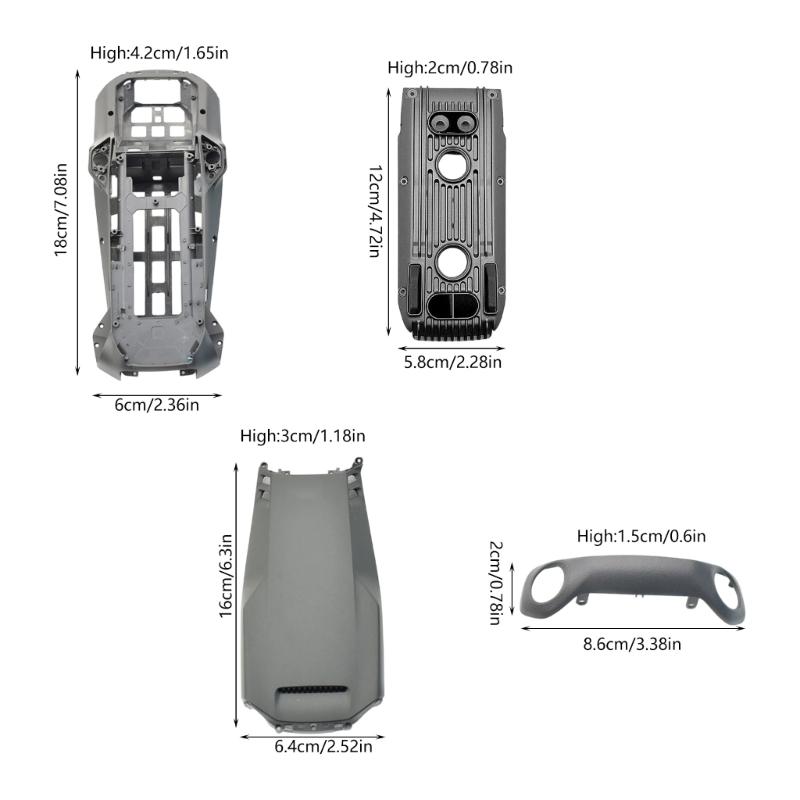 Heat Dissipation Precise Engineered Quadcopter Body Frame Case With Lightweight Construction And Full Component Coverage