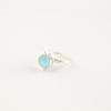 Natural Blue Cat's Eye Gemstone 925 Sterling Silver Women Jewelry Handmade Ring RR-67-36