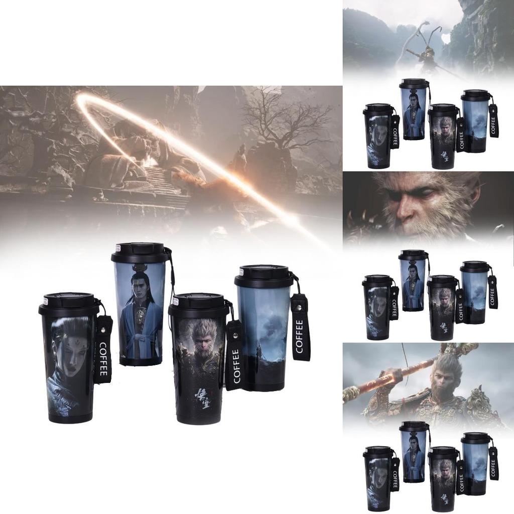 Black Wukong Myth Thermos Cup 304 Stainless Steel Coffee Cup Household Good Gift
