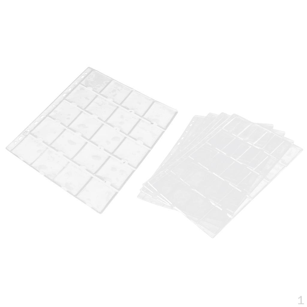 

200 карманов Держатели монет Хранение Коллекция Альбом Протектор Страница Держатель