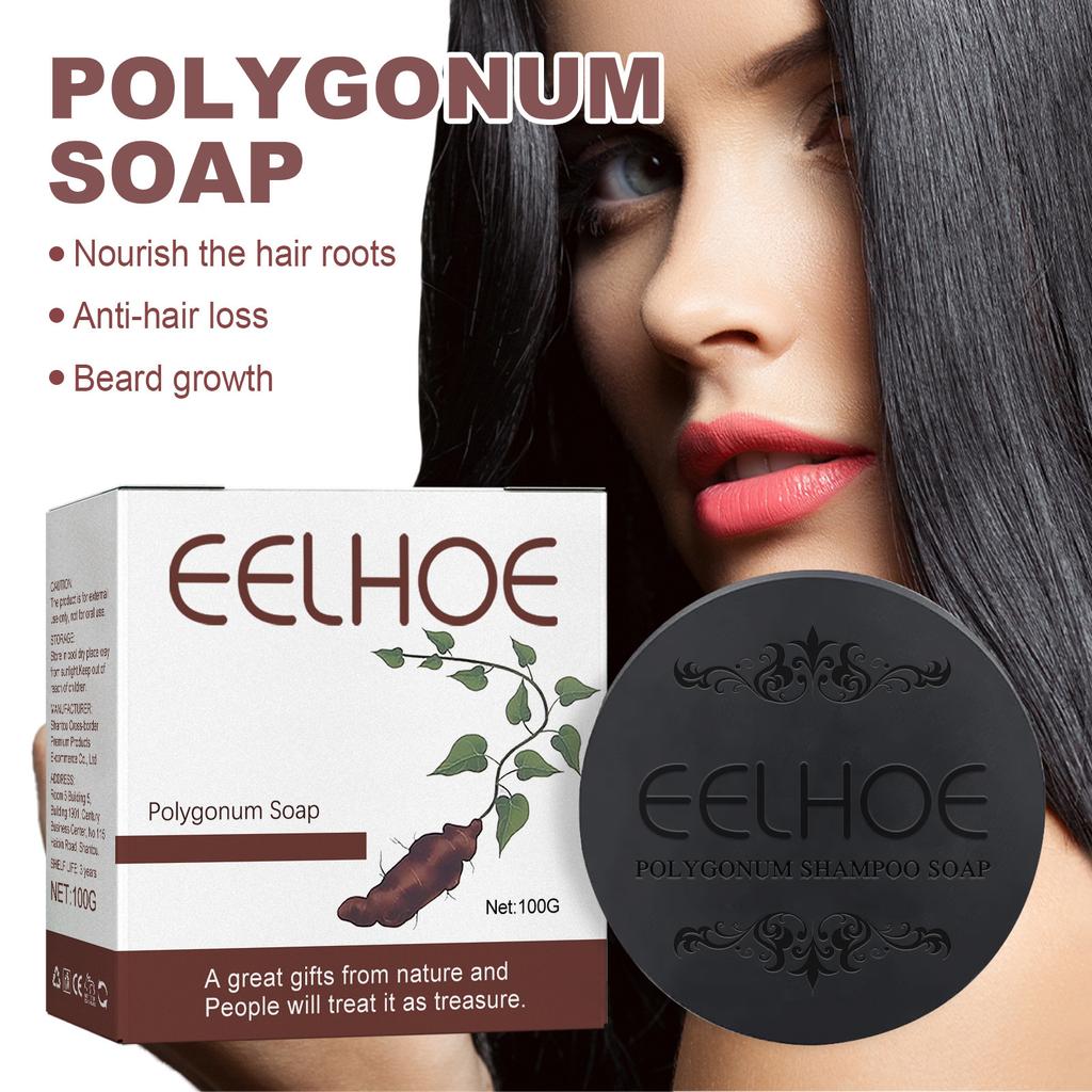 Polygonum Multiflorum Thunb Superseife Shampoo Kaltverfahrenseife Shampoo-Bar Reines Pflanzenshampoo Haarkur